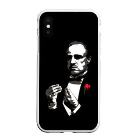 Чехол для iPhone XS Max матовый с принтом Крёстный Отец | The Godfather в городе Новоалтайск, Силикон | Область печати: задняя сторона чехла, без боковых панелей | corleone | dad | don | father | gangster | godfather | mafia | rose | the | vito | вито | гангстер | дон | корлеоне | крёстный | криминал | мафиози | мафиозник | мафия | отец | роза