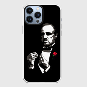 Чехол для iPhone 13 Pro Max с принтом Крёстный Отец | The Godfather в городе Новоалтайск,  |  | Тематика изображения на принте: corleone | dad | don | father | gangster | godfather | mafia | rose | the | vito | вито | гангстер | дон | корлеоне | крёстный | криминал | мафиози | мафиозник | мафия | отец | роза