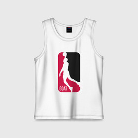 Детская майка хлопок с принтом Jordan GOAT в городе Новоалтайск,  |  | basketball | bulls | chicago | game | jordan | michael | nba | sport | streetball | баскетбол | баскетболист | буллс | джордан | игра | игрок | майкл | мяч | нба | спорт | стритбол | тренер | чикаго