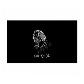 Бумага для упаковки 3D с принтом THE DUDE (Большой Лебовски) в городе Новоалтайск, пластик и полированная сталь | круглая форма, металлическое крепление в виде кольца | abide | big | dude | jeff | lebowski | the | большой | лебовски | фильм | чувак
