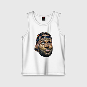 Детская майка хлопок с принтом Lakers - James в городе Новоалтайск,  |  | basketball | bryant | game | james | kobe | lakers | lebron | los angeles | nba | sport | streetball | баскетбол | баскетболист | брайант | джеймс | игра | игрок | коби | леброн | лейкерс | лос анджелес | мяч | нба | спорт | стритбол