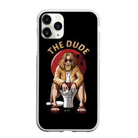 Чехол для iPhone 11 Pro матовый с принтом THE DUDE (Big Lebowski) в городе Новоалтайск, Силикон |  | abide | big | dude | jeff | lebowski | the | большой | лебовски | фильм | чувак