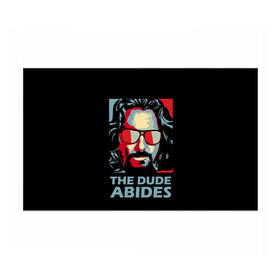 Бумага для упаковки 3D с принтом The Dude Abides (Лебовски) в городе Новоалтайск, пластик и полированная сталь | круглая форма, металлическое крепление в виде кольца | abide | big | dude | jeff | lebowski | the | большой | лебовски | фильм | чувак