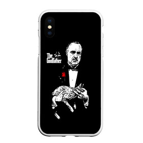 Чехол для iPhone XS Max матовый с принтом Крестный отец в городе Новоалтайск, Силикон | Область печати: задняя сторона чехла, без боковых панелей | corleone | gotfather | the godfather | vito andolini corleone | дон вито корлеоне | карлеоне | крестный отец | мафия | старые фильмы | татталья