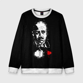 Детский свитшот 3D с принтом The Godfather / Крестный отец в городе Новоалтайск, 100% полиэстер | свободная посадка, прямой крой, мягкая тканевая резинка на рукавах и понизу свитшота | corleone | gotfather | the godfather | vito andolini corleone | дон вито корлеоне | карлеоне | крестный отец | мафия | старые фильмы | татталья