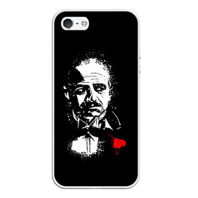 Чехол для iPhone 5/5S матовый с принтом The Godfather / Крестный отец в городе Новоалтайск, Силикон | Область печати: задняя сторона чехла, без боковых панелей | corleone | gotfather | the godfather | vito andolini corleone | дон вито корлеоне | карлеоне | крестный отец | мафия | старые фильмы | татталья