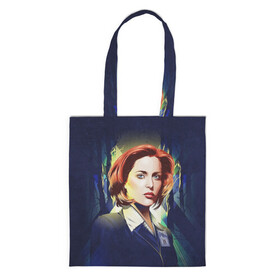 Шоппер 3D с принтом Dana Scully в городе Новоалтайск, 100% полиэстер | Плотность: 200 г/м2; Размер: 34×35 см; Высота лямок: 30 см | dana | dana scully | fbi | fox | fox mulder | i want to believe | mulder | scully | the truth is out there | the x files | trust no one | x file | xfile | дана | дана скалли | малдер | секретные материалы | скалли | фбр | фокс | фокс малдер | х файл | хфа