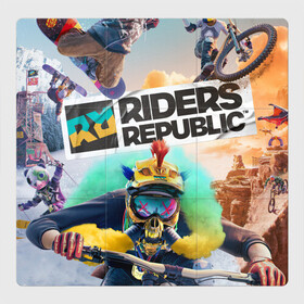 Магнитный плакат 3Х3 с принтом Riders Republic в городе Новоалтайск, Полимерный материал с магнитным слоем | 9 деталей размером 9*9 см | Тематика изображения на принте: gamer | games | open world | rider | ubisoft