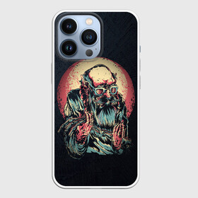 Чехол для iPhone 13 Pro с принтом Мастер на все руки в городе Новоалтайск,  |  | Тематика изображения на принте: арт | графика | кости | люди | скелет | старик | ужасы | человек