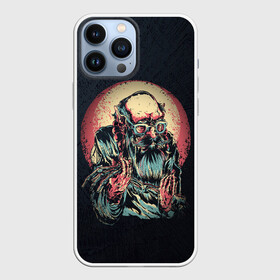 Чехол для iPhone 13 Pro Max с принтом Мастер на все руки в городе Новоалтайск,  |  | Тематика изображения на принте: арт | графика | кости | люди | скелет | старик | ужасы | человек