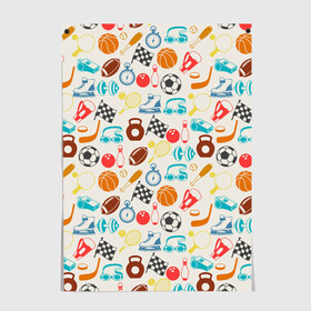 Постер с принтом Спорт в городе Новоалтайск, 100% бумага
 | бумага, плотность 150 мг. Матовая, но за счет высокого коэффициента гладкости имеет небольшой блеск и дает на свету блики, но в отличии от глянцевой бумаги не покрыта лаком | sport | баскетбол | бейсбол | биатлон | бокс | боулинг | волейбол | гольф | зож | крикет | легкая атлетика | лыжный спорт | мма | плавание | регби | спорт | спортсмен | теннис | тяжелая атлетика