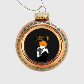 Стеклянный ёлочный шар с принтом Шоё Хината Haikyuu!! в городе Новоалтайск, Стекло | Диаметр: 80 мм | anime | haikyu | haikyuu | karasuno | аниме | волейбол | ворон | кагеяма | карасуно | кей | кенма | козуме | куроо | маленький гигант | манга | мяч | некома | ойкава | сатори | сёё | тендо | тобио | тоору | хайкью | хината