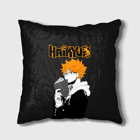 Подушка 3D с принтом Шоё Хината | Haikyuu!! в городе Новоалтайск, наволочка – 100% полиэстер, наполнитель – холлофайбер (легкий наполнитель, не вызывает аллергию). | состоит из подушки и наволочки. Наволочка на молнии, легко снимается для стирки | anime | haikyu | haikyuu | karasuno | аниме | волейбол | ворон | кагеяма | карасуно | кей | кенма | козуме | куроо | маленький гигант | манга | мяч | некома | ойкава | сатори | сёё | тендо | тобио | тоору | хайкью | хината