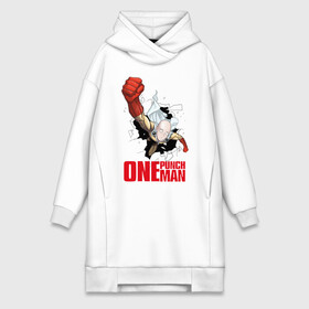 Платье-худи хлопок с принтом ONE PUNCH MAN в городе Новоалтайск,  |  | anime | fight | hammer | japan | man | manga | ninja | one | punch | saitama | аниме | боец | кулак | манга | мультфильм | ниндзя | сайтама | япония