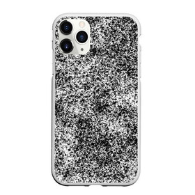 Чехол для iPhone 11 Pro матовый с принтом Small-scale camouflage в городе Новоалтайск, Силикон |  | абстракция | грязь | камуфляж | пятна | черно белый