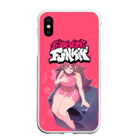 Чехол для iPhone XS Max матовый с принтом FNF Girlfriend в городе Новоалтайск, Силикон | Область печати: задняя сторона чехла, без боковых панелей | boyfriend | dance | dance game | friday night | friday night funky | funky | girlfriend | фрайдей найт фанкин