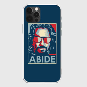 Чехол для iPhone 12 Pro Max с принтом ABIDE Большой Лебовский в городе Новоалтайск, Силикон |  | dude | jeff bridges | the big lebowski | большой лебовский | джефф бриджес | поп арт | фильм | чувак