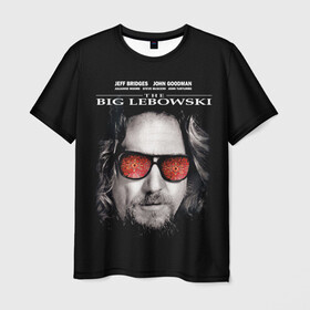 Мужская футболка 3D с принтом The Big Lebowski в городе Новоалтайск, 100% полиэфир | прямой крой, круглый вырез горловины, длина до линии бедер | dude | jeff bridges | the big lebowski | большой лебовский | джефф бриджес | ковер | красные очки | узор | фильм | чувак