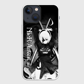 Чехол для iPhone 13 mini с принтом Nier: Automata, 2B в городе Новоалтайск,  |  | Тематика изображения на принте: 2b | 9s | a2 | emil | nier | nier automata | nier: automata | yorha | игры | нир | эмиль