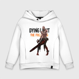Детское худи Oversize хлопок с принтом Dying light Зараженный в городе Новоалтайск, френч-терри — 70% хлопок, 30% полиэстер. Мягкий теплый начес внутри —100% хлопок | боковые карманы, эластичные манжеты и нижняя кромка, капюшон на магнитной кнопке | Тематика изображения на принте: dying light | аномалия | зараженный | монстр | мутант | ужасы | урод | хоррор