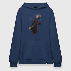 Худи SuperOversize хлопок с принтом Dead by daylight Nea в городе Новоалтайск, 70% хлопок, 30% полиэстер, мягкий начес внутри | карман-кенгуру, эластичная резинка на манжетах и по нижней кромке, двухслойный капюшон
 | nea | выживший | дбд | нея