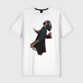 Мужская футболка хлопок Slim с принтом Dead by daylight Nea в городе Новоалтайск, 92% хлопок, 8% лайкра | приталенный силуэт, круглый вырез ворота, длина до линии бедра, короткий рукав | Тематика изображения на принте: nea | выживший | дбд | нея