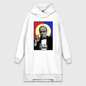 Платье-худи хлопок с принтом Крестный отец в городе Новоалтайск,  |  | corleone | gotfather | the godfather | vito andolini corleone | дон вито корлеоне | карлеоне | крестный отец | мафия | старые фильмы | татталья