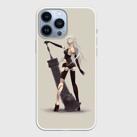 Чехол для iPhone 13 Pro Max с принтом A2 Nier в городе Новоалтайск,  |  | Тематика изображения на принте: automata | game | nier | robots | yorha | андроид | аниме | воин | девушка | игра | нир | робот | самурай | экшн