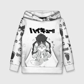 Детская толстовка 3D с принтом Haikyu!! Кошка Некома в городе Новоалтайск, 100% полиэстер | двухслойный капюшон со шнурком для регулировки, мягкие манжеты на рукавах и по низу толстовки, спереди карман-кенгуру с мягким внутренним слоем | Тематика изображения на принте: anime | haikyu | haikyuu | ics | manga | neko | nekoma high | toritsu nekoma | аниме | волейбол | волейбольный клуб | ворон | иероглифы | кот | манга | мозаика | мяч | нога | средняя школа | старшая некома | хаику | хаикую