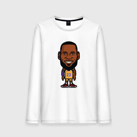 Мужской лонгслив хлопок с принтом Little Lebron в городе Новоалтайск, 100% хлопок |  | basketball | bryant | game | james | kobe | lakers | lebron | los angeles | nba | sport | streetball | баскетбол | баскетболист | брайант | джеймс | игра | игрок | коби | леброн | лейкерс | лос анджелес | мяч | нба | спорт | стритбол