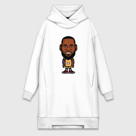 Платье-худи хлопок с принтом Little Lebron в городе Новоалтайск,  |  | basketball | bryant | game | james | kobe | lakers | lebron | los angeles | nba | sport | streetball | баскетбол | баскетболист | брайант | джеймс | игра | игрок | коби | леброн | лейкерс | лос анджелес | мяч | нба | спорт | стритбол