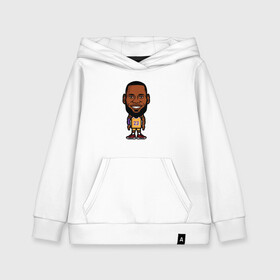 Детская толстовка хлопок с принтом Little Lebron в городе Новоалтайск, 100% хлопок | Круглый горловой вырез, эластичные манжеты, пояс, капюшен | Тематика изображения на принте: basketball | bryant | game | james | kobe | lakers | lebron | los angeles | nba | sport | streetball | баскетбол | баскетболист | брайант | джеймс | игра | игрок | коби | леброн | лейкерс | лос анджелес | мяч | нба | спорт | стритбол