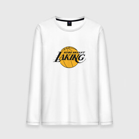 Мужской лонгслив хлопок с принтом Kobe Bryant Laking в городе Новоалтайск, 100% хлопок |  | basketball | bryant | game | james | kobe | lakers | lebron | los angeles | nba | sport | streetball | баскетбол | баскетболист | брайант | джеймс | игра | игрок | коби | леброн | лейкерс | лос анджелес | мяч | нба | спорт | стритбол