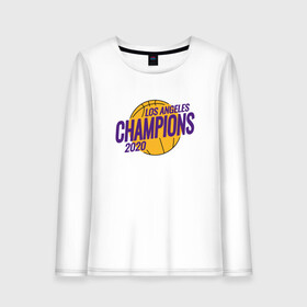 Женский лонгслив хлопок с принтом LA Champions в городе Новоалтайск, 100% хлопок |  | basketball | bryant | game | james | kobe | lakers | lebron | los angeles | nba | sport | streetball | баскетбол | баскетболист | брайант | джеймс | игра | игрок | коби | леброн | лейкерс | лос анджелес | мяч | нба | спорт | стритбол