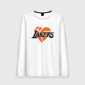 Мужской лонгслив хлопок с принтом Love Lakers в городе Новоалтайск, 100% хлопок |  | basketball | bryant | game | james | kobe | lakers | lebron | los angeles | nba | sport | streetball | баскетбол | баскетболист | брайант | джеймс | игра | игрок | коби | леброн | лейкерс | лос анджелес | мяч | нба | спорт | стритбол