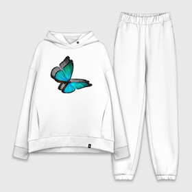 Женский костюм хлопок Oversize с принтом Бабочка в городе Новоалтайск,  |  | butterfly | бабочка | мечтать не вредно | мечты | надпись | насекомые | природа