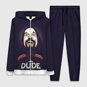 Женский костюм 3D с принтом Большой Лебовский   The Dude в городе Новоалтайск,  |  | dude | lebowski | lebowski dude | the big lebowski | the dude | большой лебовский | джеффри лебовский | комедия | криминал | лебовский | чувак