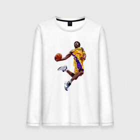 Мужской лонгслив хлопок с принтом Kobe Jump в городе Новоалтайск, 100% хлопок |  | basketball | bryant | game | james | kobe | lakers | lebron | los angeles | nba | sport | streetball | баскетбол | баскетболист | брайант | джеймс | игра | игрок | коби | леброн | лейкерс | лос анджелес | мяч | нба | спорт | стритбол