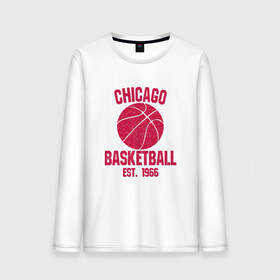 Мужской лонгслив хлопок с принтом Chicago Basketball в городе Новоалтайск, 100% хлопок |  | basketball | bulls | chicago | game | jordan | nba | sport | streetball | баскетбол | баскетболист | джордан | игра | игрок | мяч | нба | спорт | стритбол | тренер | чикаго