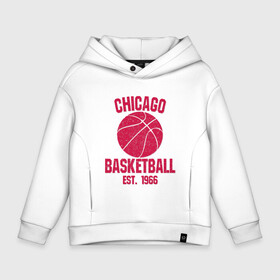 Детское худи Oversize хлопок с принтом Chicago Basketball в городе Новоалтайск, френч-терри — 70% хлопок, 30% полиэстер. Мягкий теплый начес внутри —100% хлопок | боковые карманы, эластичные манжеты и нижняя кромка, капюшон на магнитной кнопке | basketball | bulls | chicago | game | jordan | nba | sport | streetball | баскетбол | баскетболист | джордан | игра | игрок | мяч | нба | спорт | стритбол | тренер | чикаго