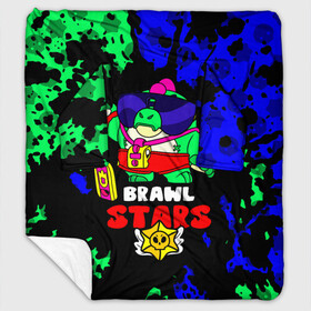 Плед с рукавами с принтом Buzz Базз Brawl Stars в городе Новоалтайск, 100% полиэстер | Закругленные углы, все края обработаны. Ткань не мнется и не растягивается. Размер 170*145 | born bad buzz | brawl stars | buzz | griff | базз | басс | боец | бравл старс | бравлер | браво старс | грифф | детские игры | детям | персонажи игр