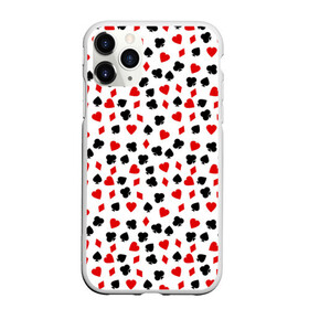 Чехол для iPhone 11 Pro матовый с принтом Карточные Масти в городе Новоалтайск, Силикон |  | 777 | a game | cards | casino | chips | flash | fortune | joker | luck | omaha | poker | roulette | straight | texas holdem | tournament | азарт | джокер | игра | казино | карты | омаха | покер | рулетка | стрит | техасский холдэм | турнир | удача | фишки