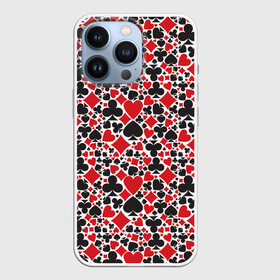Чехол для iPhone 13 Pro с принтом Масти в городе Новоалтайск,  |  | Тематика изображения на принте: 777 | cards | casino | chips | flash | fortune | game | joker | luck | omaha | poker | roulette | straight | texas holdem | tournament | азарт | джокер | игра | казино | карты | омаха | покер | рулетка | стрит | техасский холдэм | турнир | удача | фишки |