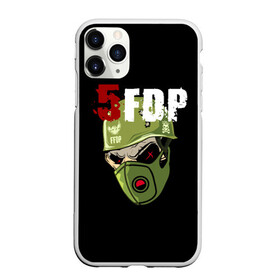 Чехол для iPhone 11 Pro матовый с принтом FFDP (череп в каске и маске) в городе Новоалтайск, Силикон |  | 5fdp | ffdp | five finger death punch | skull | маска | череп