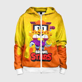 Детская толстовка 3D на молнии с принтом Грифф Griff Brawl Stars в городе Новоалтайск, 100% полиэстер |  манжеты и пояс оформлены широкой мягкой резинкой, двухслойный капюшон со шнурком для регулировки, спереди карманы и застежка-молния
 | brawl | brawl stars | brawlstars | brawl_stars | grif | griff | бравл | бравлстарс | грифф