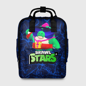 Женский рюкзак 3D с принтом Базз Buzz Brawl Stars в городе Новоалтайск, 100% полиэстер | лямки с регулируемой длиной, сверху ручки, чтобы рюкзак нести как сумку. Основное отделение закрывается на молнию, как и внешний карман. Внутри два дополнительных кармана, один из которых закрывается на молнию. По бокам два дополнительных кармашка, куда поместится маленькая бутылочка
 | brawl | brawl stars | brawlstars | brawl_stars | buz | buzz | баз | базз | бравл | бравлстарс | буз