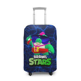 Чехол для чемодана 3D с принтом Базз Buzz Brawl Stars в городе Новоалтайск, 86% полиэфир, 14% спандекс | двустороннее нанесение принта, прорези для ручек и колес | brawl | brawl stars | brawlstars | brawl_stars | buz | buzz | баз | базз | бравл | бравлстарс | буз