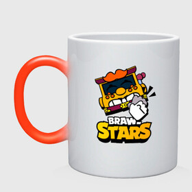 Кружка хамелеон с принтом Грифф Griff Brawl Stars в городе Новоалтайск, керамика | меняет цвет при нагревании, емкость 330 мл | brawl | brawl stars | brawlstars | brawl_stars | grif | griff | бравл | бравлстарс | грифф