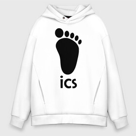 Мужское худи Oversize хлопок с принтом ВОЛЕЙБОЛ!! лого iCS ступня в городе Новоалтайск, френч-терри — 70% хлопок, 30% полиэстер. Мягкий теплый начес внутри —100% хлопок | боковые карманы, эластичные манжеты и нижняя кромка, капюшон на магнитной кнопке | anime | haikyu | haikyuu | karasuno | karasuno high | manga | аниме | волейбол | волейбольный клуб | вороны | иероглифы | икс | карасуно | лапа | лого | манга | надпись | нога | след | старшая школа | ступня | хаику | хаикую