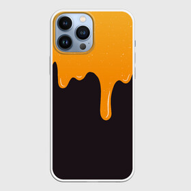 Чехол для iPhone 13 Pro Max с принтом Капающий мёд | Dripping Honey в городе Новоалтайск,  |  | Тематика изображения на принте: 3d эффект | amber | art | food | paint | shiny paint | арт | блестящая краска | вязкий продукт | для любителей мёда | дрип | дриппинг | иллюстрация | капли мёда | краска | медовый рисунок | медок | реалистичный рисунок